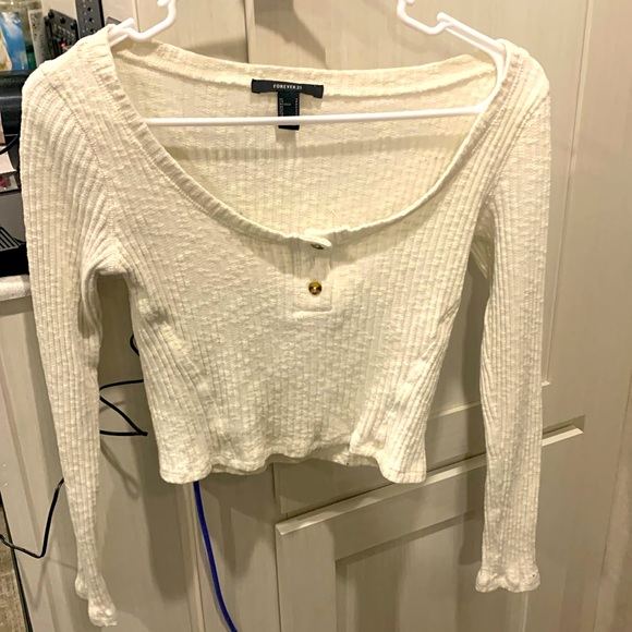 Long sleeve crop top - Picture 1 of 1